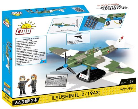 Cobi Klocki Klocki Historical Collection WWII Ilyushin IL-2 1943 643 klocki