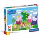 Clementoni Puzzle 60 elementów Świnka Peppa