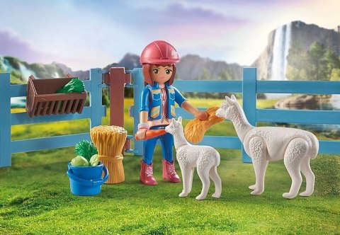 Playmobil Zestaw z figurkami Horses 71353 Amelia i Whisper z boksem stajennym