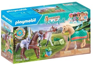 Playmobil Zestaw z figurkami Horses 71356 3 konie: Morgan, Quarter Horse i Angloar