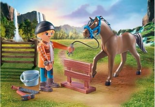 Playmobil Zestaw z figurkami Horses 71357 Kowal Ben i Achilles