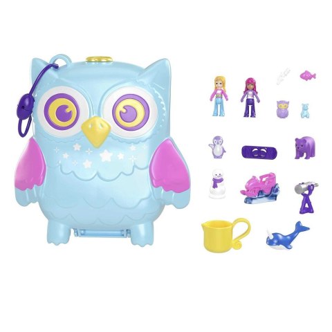 Mattel Zestaw z figurkami Polly Pocket Piżama Party Sówki