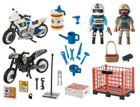 Playmobil Zestaw z figurkami City Action 71381 Starter Pack Policja