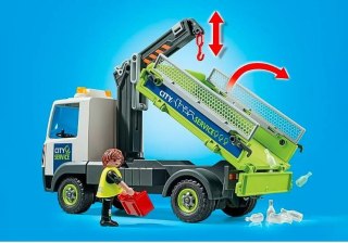 Playmobil Zestaw z figurkami City Action 71431 Samochód ciężarowy z kontenerami na szkło