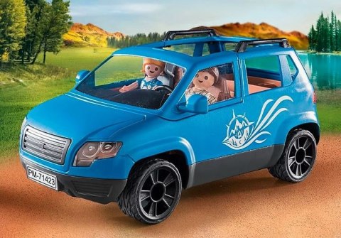 Playmobil Zestaw z figurkami Family Fun 71423 Samochód z przyczepą kempingową