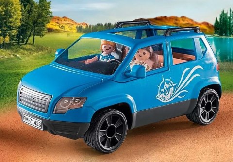 Playmobil Zestaw z figurkami Family Fun 71423 Samochód z przyczepą kempingową