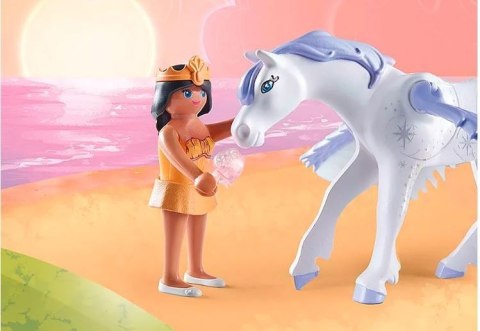 Playmobil Zestaw z figurkami Princess Magic 71361 Niebiański pegaz z tęczą