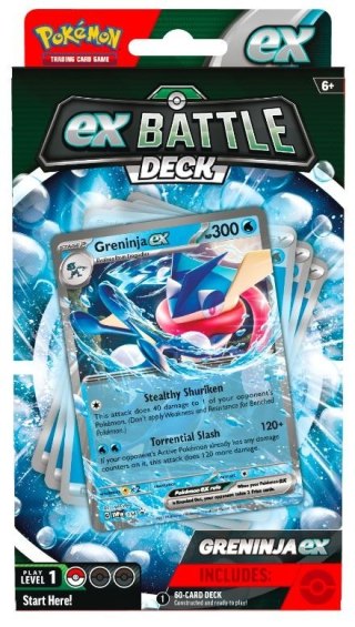 Pokemon TCG Karty Deluxe Battle Deck-Greninja ex