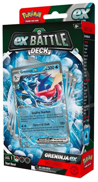 Pokemon TCG Karty Deluxe Battle Deck-Greninja ex