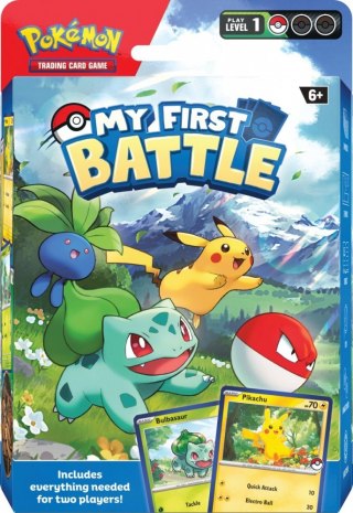 Pokemon TCG Karty My First Battle Pikachu/Bulbasaur