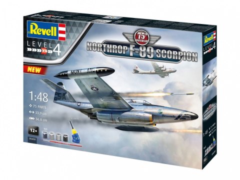 Revell Zestaw upominkowy 75th Anniversary Northrop F-89 Scorpion F 1/48