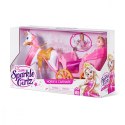 ZURU Sparkle Girlz Lalka Księżniczka 10.5 cala z karetą