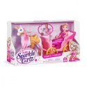 ZURU Sparkle Girlz Lalka Księżniczka 10.5 cala z karetą