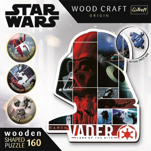 Trefl Puzzle drewniane 160 elementów Darth Wader