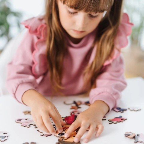 Trefl Puzzle drewniane 50 elementów Gabby i jej kotek