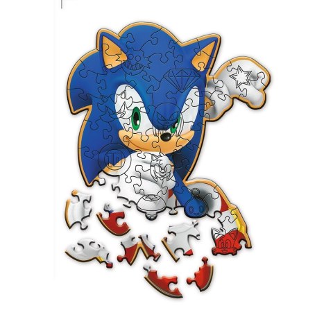 Trefl Puzzle drewniane 50 elementów Sonic