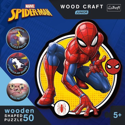 Trefl Puzzle drewniane 50 elementów Spiderman