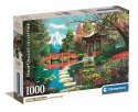 Clementoni Puzzle 1000 elementów Compact Fuji Garden