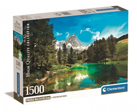 Clementoni Puzzle 1500 elementów Compact Blue Lake