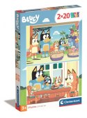 Clementoni Puzzle 2x20 elementów Bluey