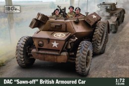 Ibg Model plastikowy DAC Sawn off British Armoured Car 1/72