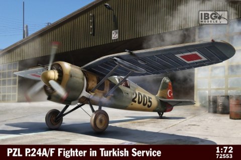 Ibg Model plastikowy PZL P.24A/F Fighter in Turkish Service 1/72