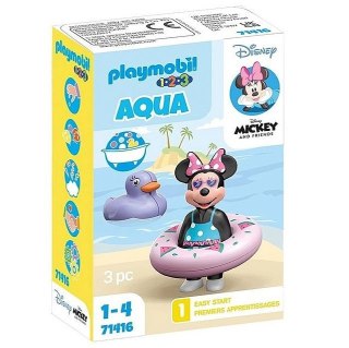 Playmobil Zestaw z figurką 1.2.3 Disney 71416 Myszka Minnie i wycieczka na plażę