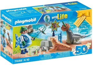 Playmobil Zestaw z figurkami My Life 71448 Karmienie zwierząt