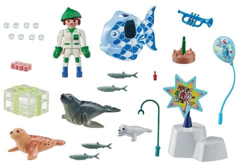 Playmobil Zestaw z figurkami My Life 71448 Karmienie zwierząt