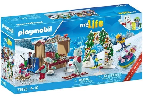 Playmobil Zestaw z figurkami My Life 71453 Narciarski świat