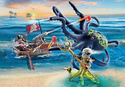 Playmobil Zestaw z figurkami Pirates 71419 Walka z gigantyczną ośmiornicą