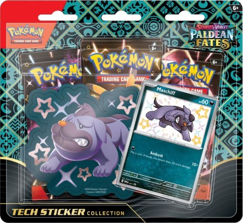 Pokemon TCG Karty Paldean Fates Tech Sticker Maschiff