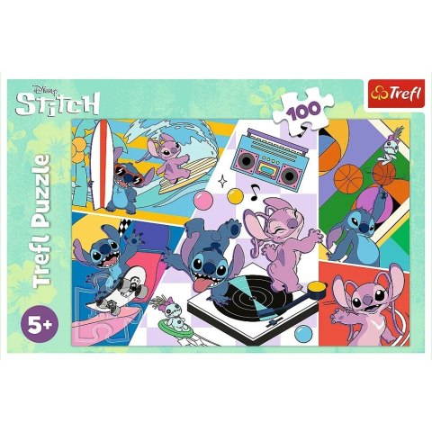 Trefl Puzzle 100 elementów Wspomnienia Lilo i Stitch