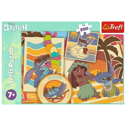 Trefl Puzzle 200 elementów Muzyczny świat Lilo i Stitch