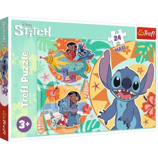 Trefl Puzzle 24 elementy Maxi Wesoły dzień Lilo i Stitch