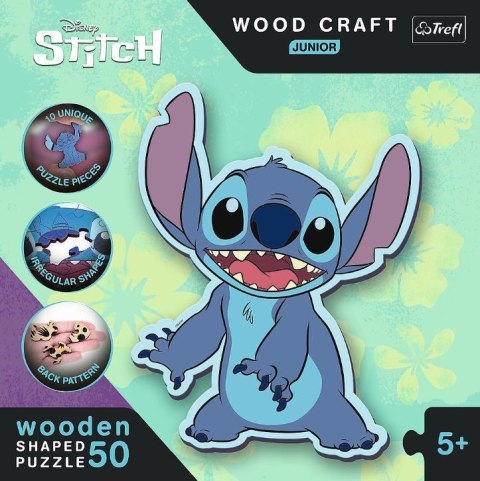 Trefl Puzzle drewniane 50 elementów Lilo i Stitch