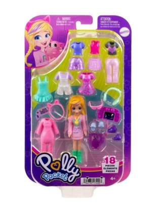 Mattel Figurka Polly Pocket Zestaw Modowy przebieranki HRD60