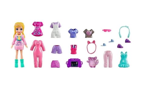 Mattel Figurka Polly Pocket Zestaw Modowy przebieranki HRD60