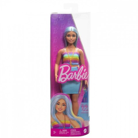 Mattel Lalka Barbie Fashionistas długie niebieskie włosy