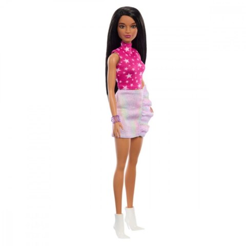 Mattel Lalka Barbie Fashionistas top z gwiazdkami