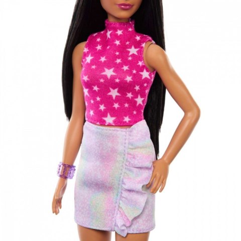 Mattel Lalka Barbie Fashionistas top z gwiazdkami