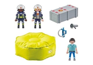 Playmobil Zestaw figurek Action Heroes 71465 Strażacy z poduszką powietrzną