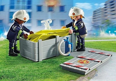 Playmobil Zestaw figurek Action Heroes 71465 Strażacy z poduszką powietrzną