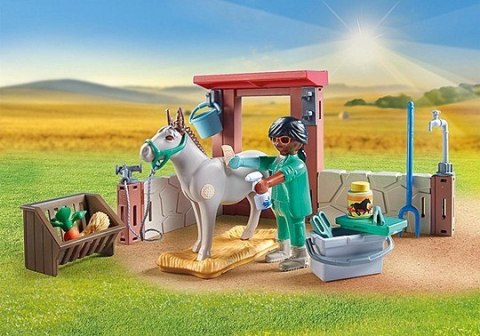 Playmobil Zestaw figurek Country 71471 Weterynarz z osiołkami