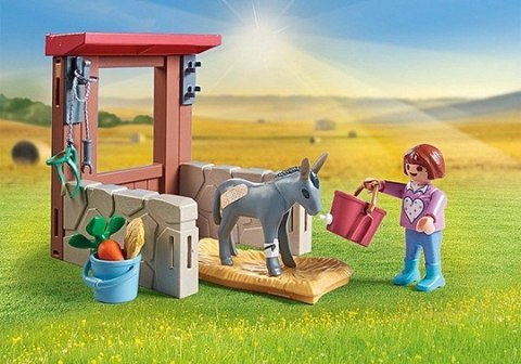 Playmobil Zestaw figurek Country 71471 Weterynarz z osiołkami