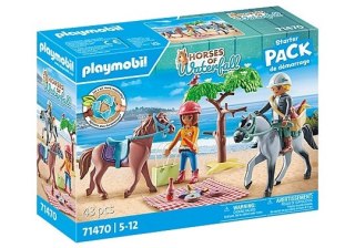 Playmobil Zestaw figurek Horses 71470 Wycieczka konna na plażę z Amelią i Benem