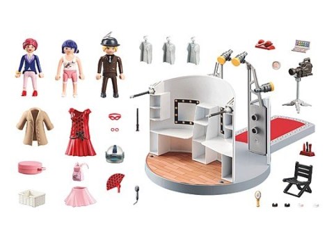 Playmobil Zestaw figurek Miraculum 71335 Fashion Show w Paryżu