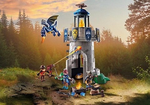 Playmobil Zestaw figurek Novelmore 71483 Rycerska wieża z kowalem i smokiem