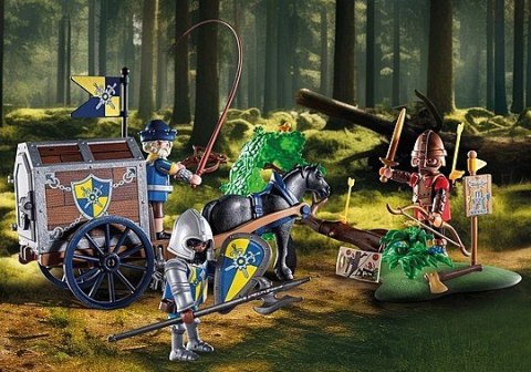 Playmobil Zestaw figurek Novelmore 71484 Napad na wóz transportowy