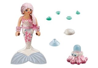 Playmobil Zestaw figurek Special Plus 71477 Syrenka z ośmiornicą pryskającą wodą